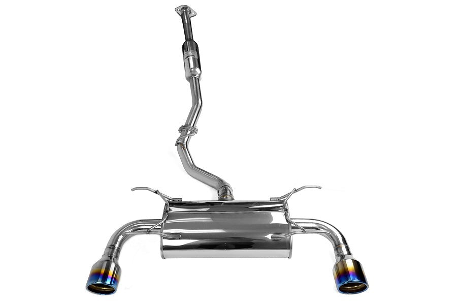 Invidia Q300 Cat-Back Exhaust - Titanium Burnt Tips - 2013-2024 Scion FR-S / Subaru BRZ / Toyota GR86