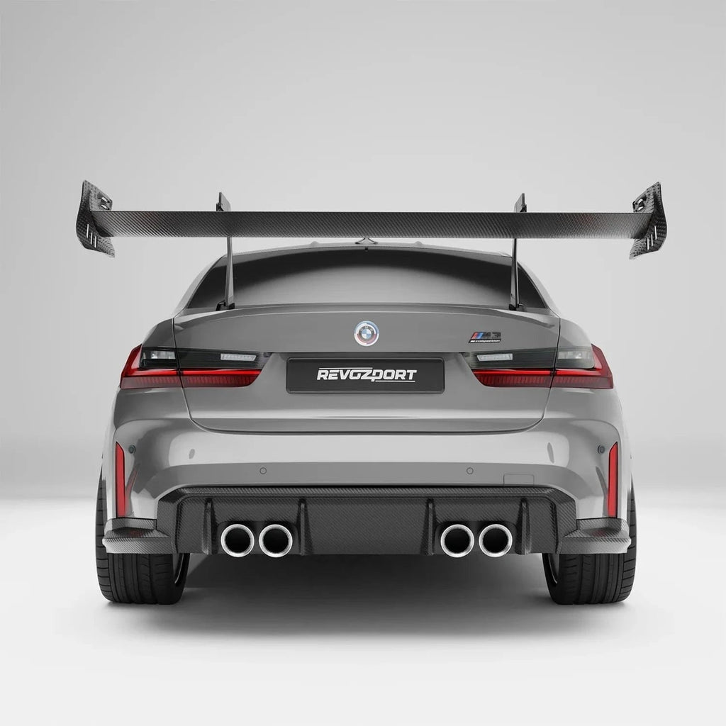 Revozport Carbon Fiber Rear Wing Spoiler for BMW G80 M3 2021-2024