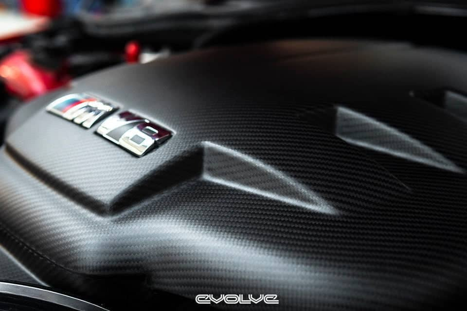 Eventuri BMW E9X M3 (S65) Black Carbon Inlet Plenum - Matte