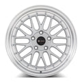 VORS VR8 17" 4x100 Silver Machined Lip