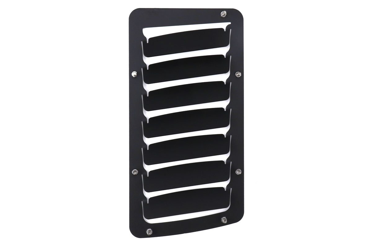 Verus Engineering Hood Louver Kit Large Louvers Only Powder Coated Black - 2013-2021 Scion FRS / Subaru BRZ / Toyota 86