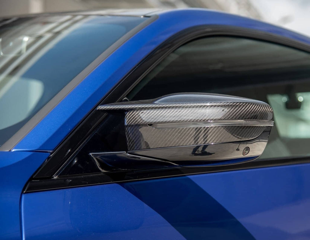 G22/G23 RHD OEM Style Dry Carbon Mirror Caps
