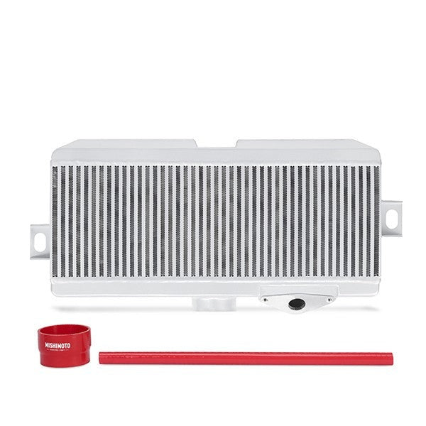 Mishimoto Performance Top Mount Intercooler Kit - 2015+ STI-Silver with Red Hose