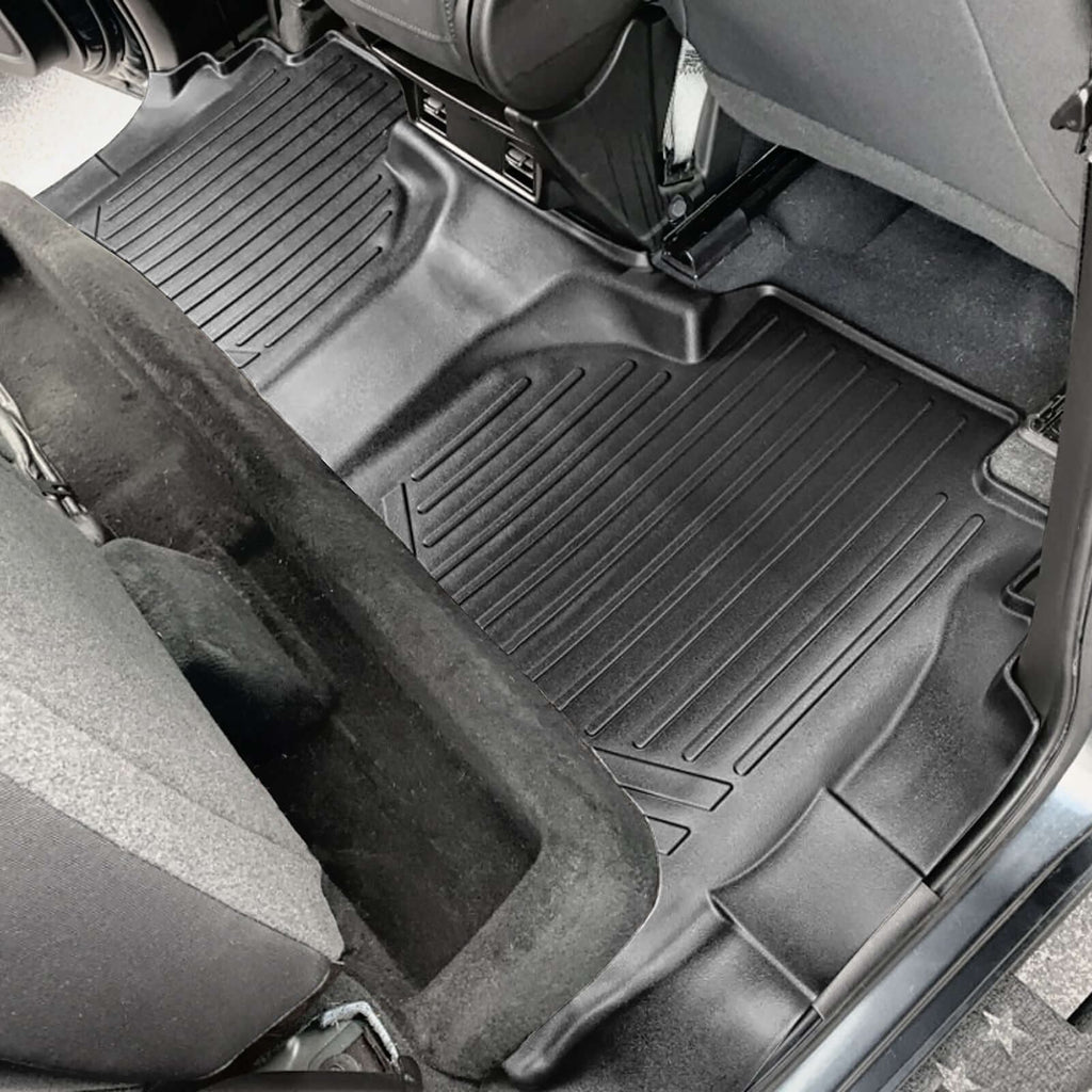 SMARTLINER Floor Liners for 2020-2026 Chevy Silverado 2500 HD | 3500 HD (Double Cab|Carpet|(1st Row Bench)|(OTH)|[2nd Row Storage]