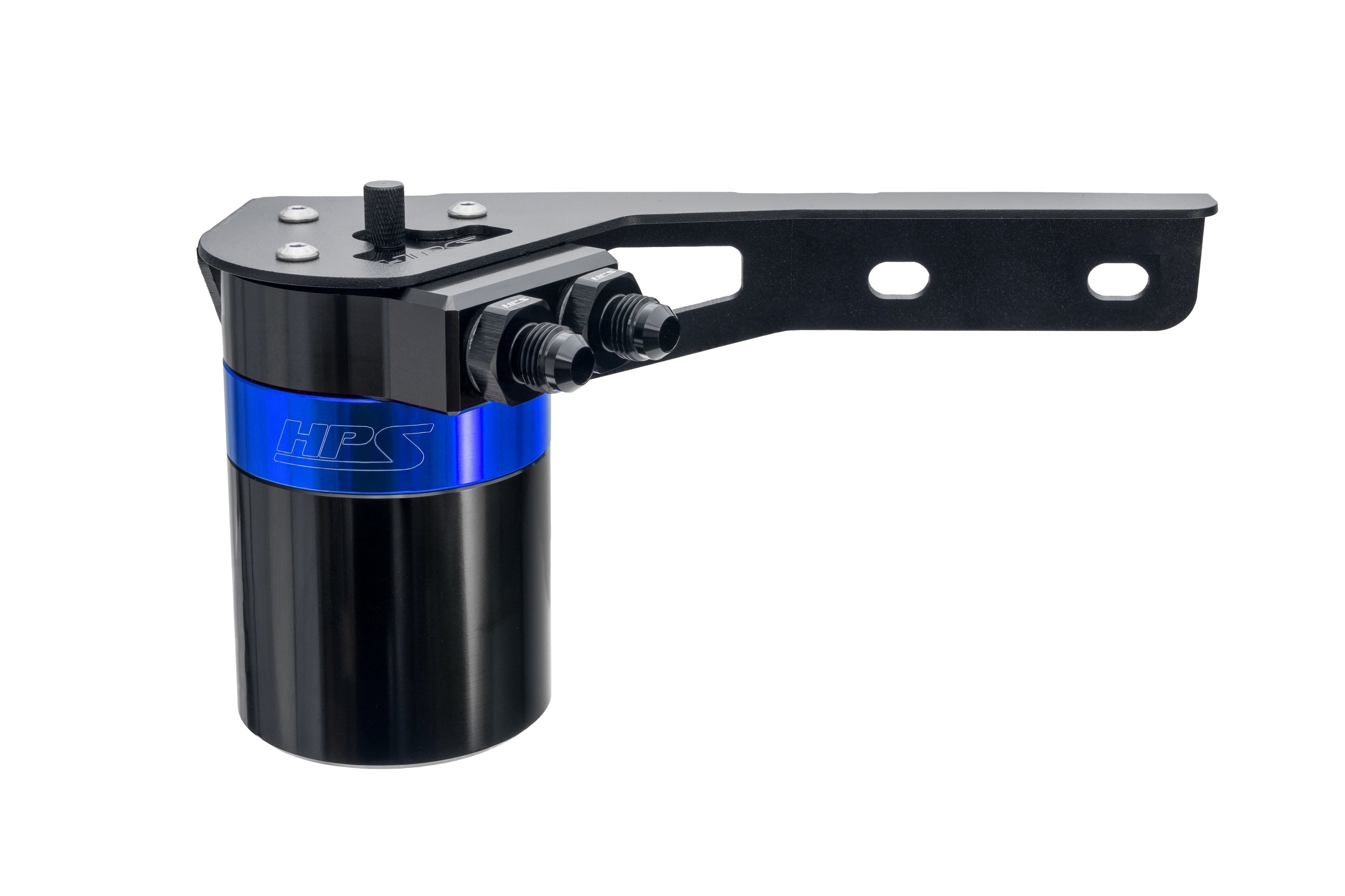 HPS Performance Aluminum Oil Catch Can Kit 2019-2026 Acura RDX 2.0L Turbo, Blue, 860-015BL
