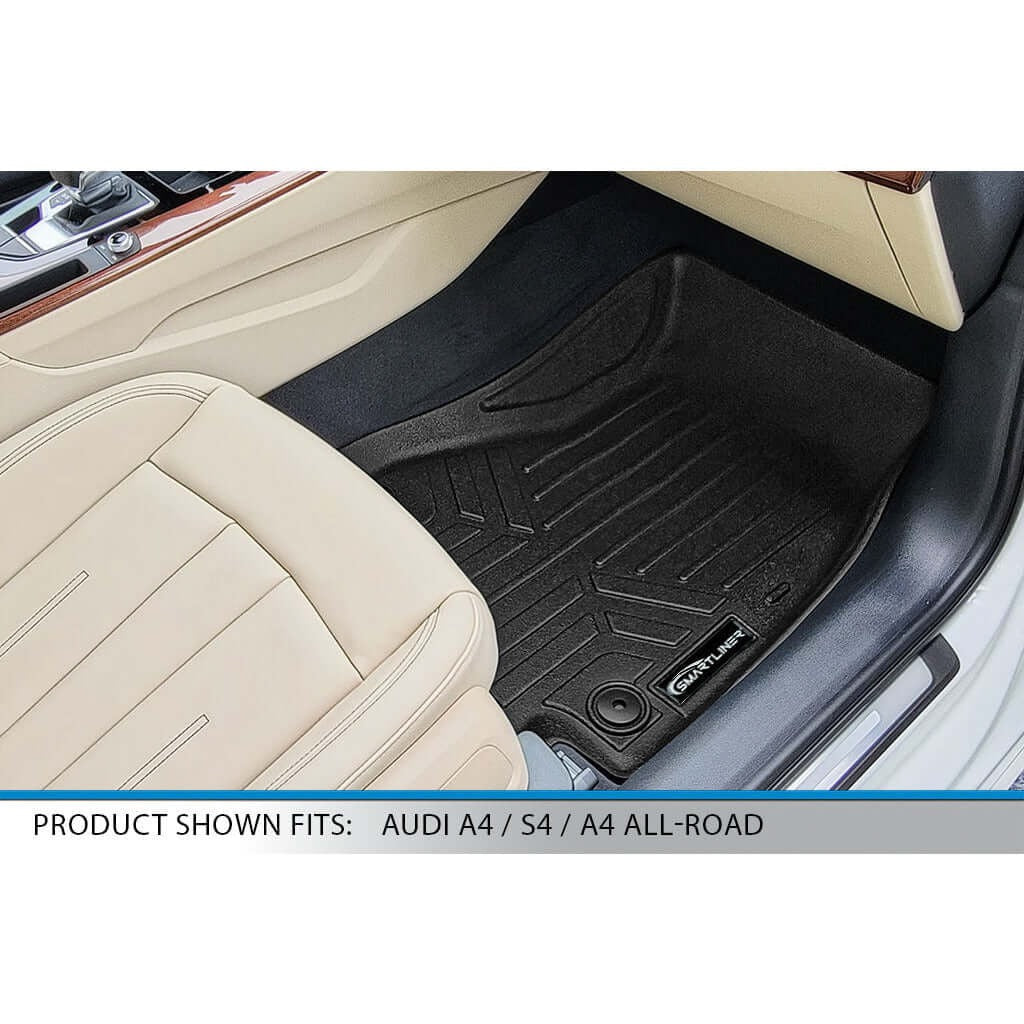 SMARTLINER Floor Liners for 2017-2025 Audi A4 Sedan (non-all road models)/ S4