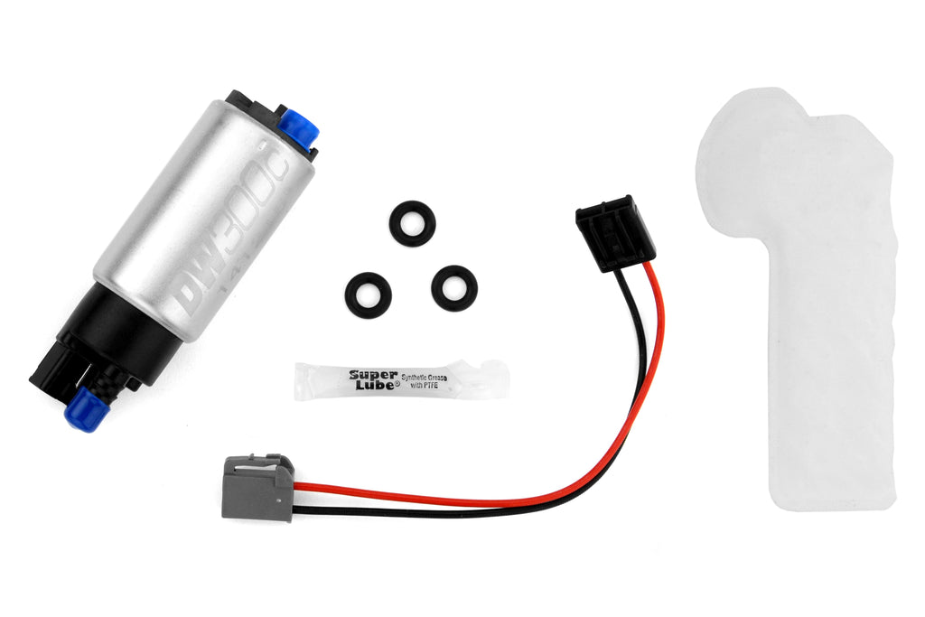 DeatschWerks DW300 Series Fuel Pump w/ Install Kit - 2015-2021 Subaru WRX / 2013-2016 Scion FR-S / 2013-2020 Subaru BRZ / 2017-2019 Toyota 86