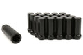 Project Kics Kyokugen Heptagon 42mm Closed Ended Black Lug Nuts 12x1.25 - Universal
