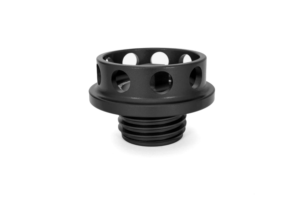 HPS Performance Billet Aluminum Engine Oil Cap Honda Civic, Black, 5269-104WB