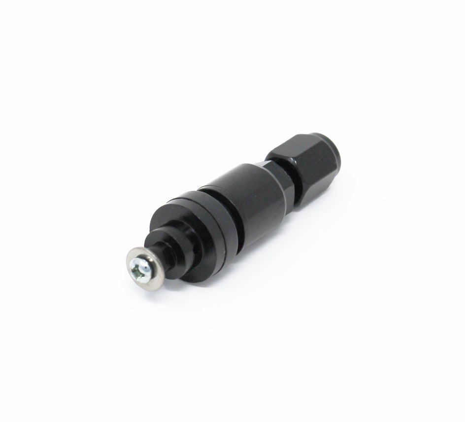 Torque Solution Billet TPMS Valve Stem Single Black - 2008-2021 Subaru WRX / STI / 2008-2019 Forester / 2008-2020 Legacy / 2008-2014 Tribeca 2013-2015 Crosstrek XV