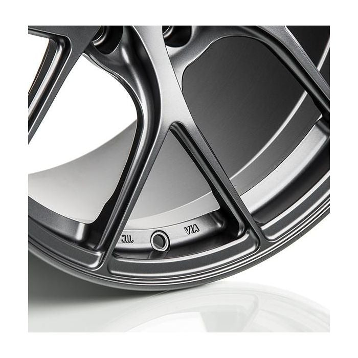 Titan 7 T-S5 19x9.5+35 5x112 Satin Titanium front-simple
