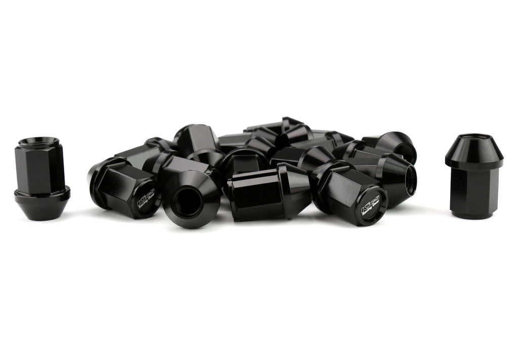 Project Kics Leggdura Racing Lug Nuts Black M12X1.25 - Universal