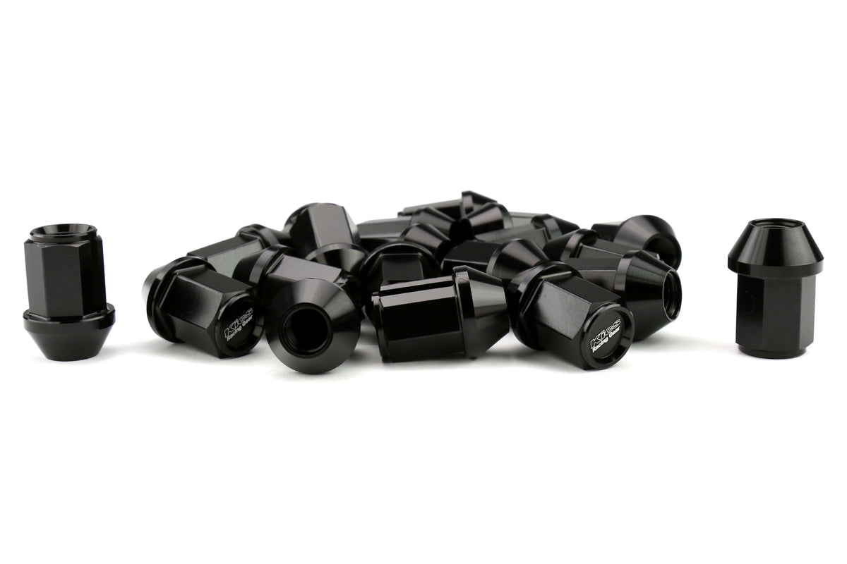 Project Kics Leggdura Racing Lug Nuts Black M12X1.25 - Universal