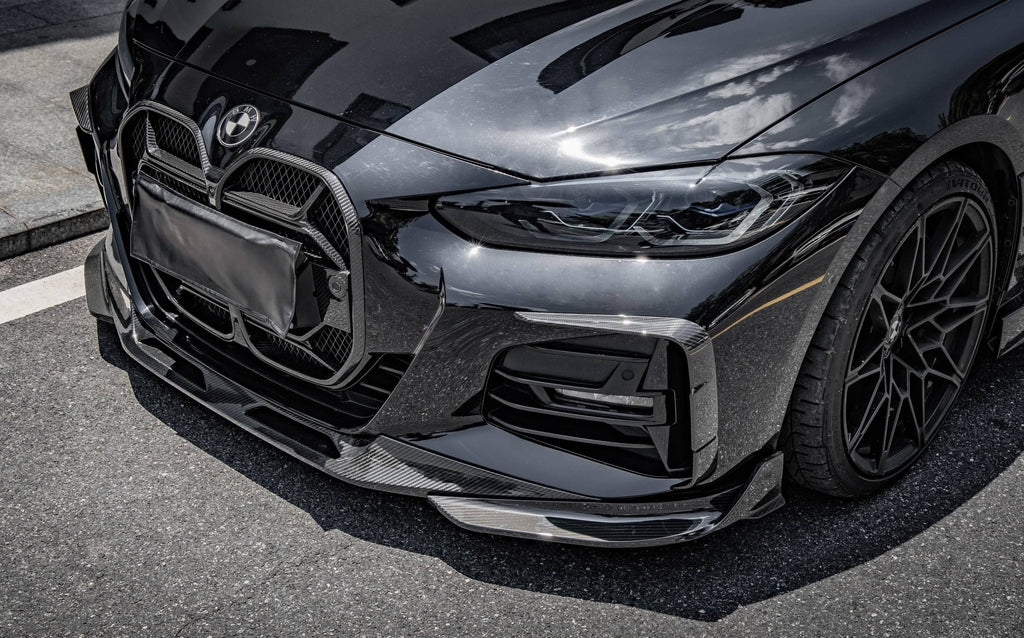 4 Series G22/G23 SQ Style Dry Carbon Fiber Front Vent Trim