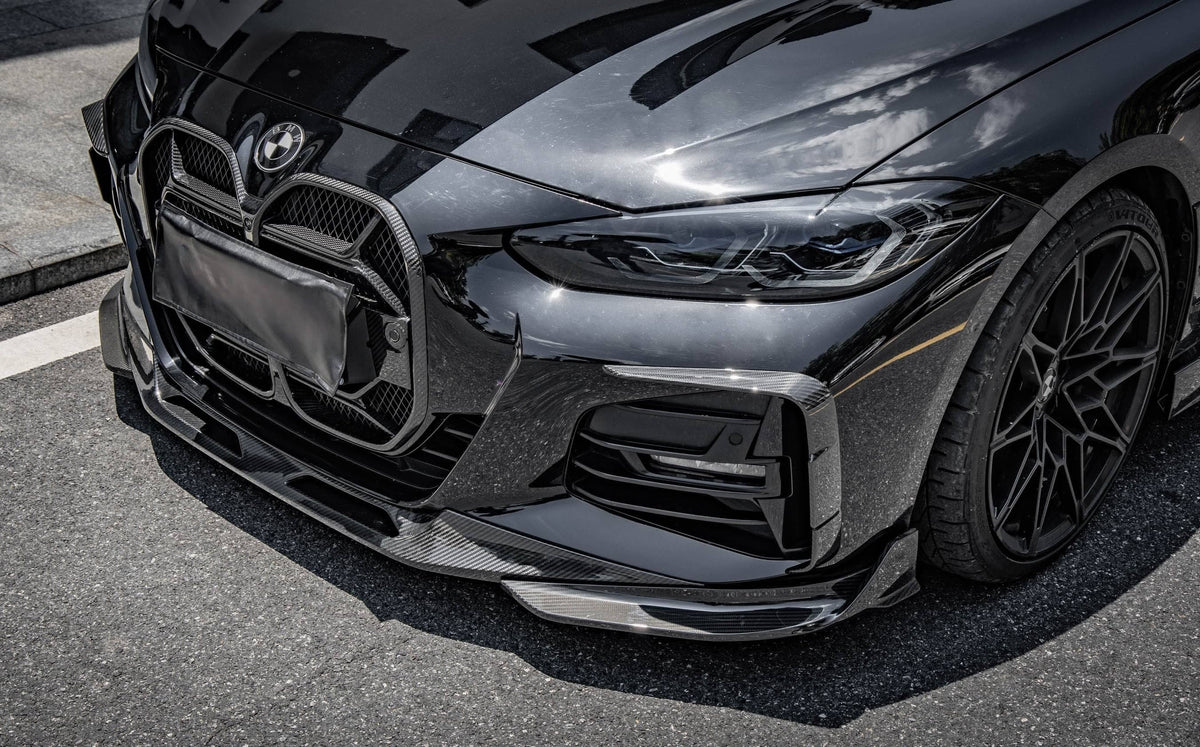 4 Series G22/G23 SQ Style Dry Carbon Fiber Front Vent Trim