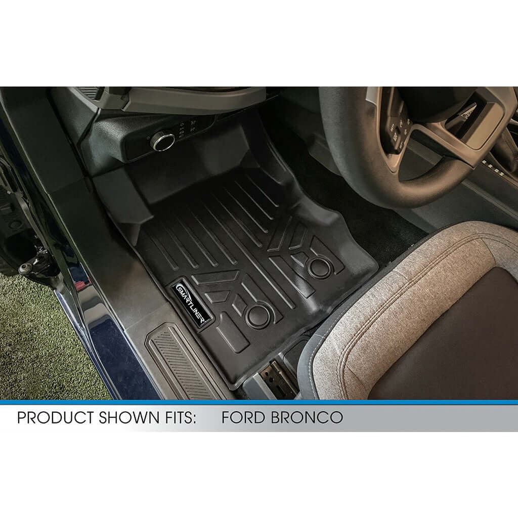 SMARTLINER Custom Fit Floor Liners For 2021-2026 Ford Bronco (4-Door)