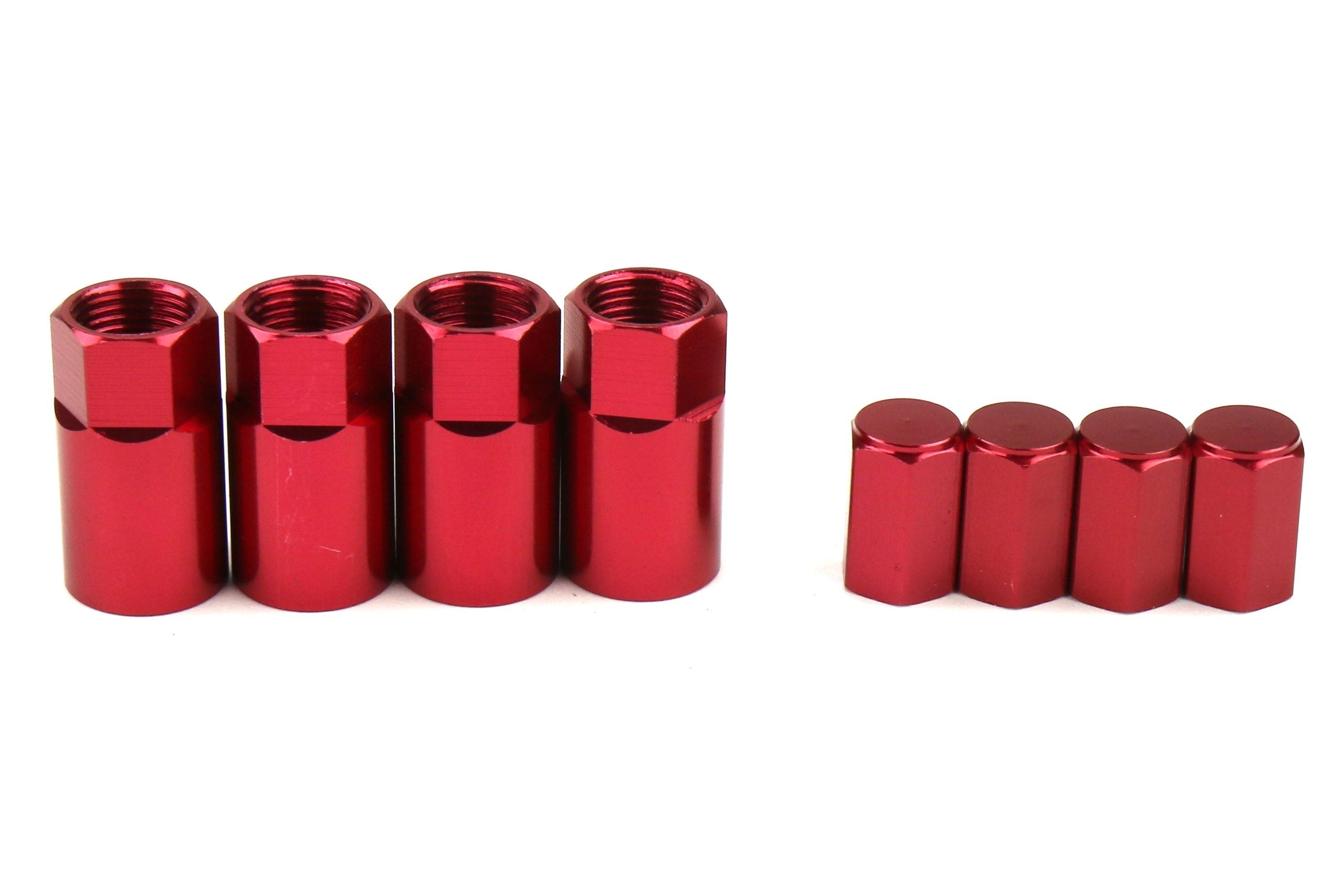 Wheel Mate TPMS Color Valve Step Sleeve and Cap Kit - Universal