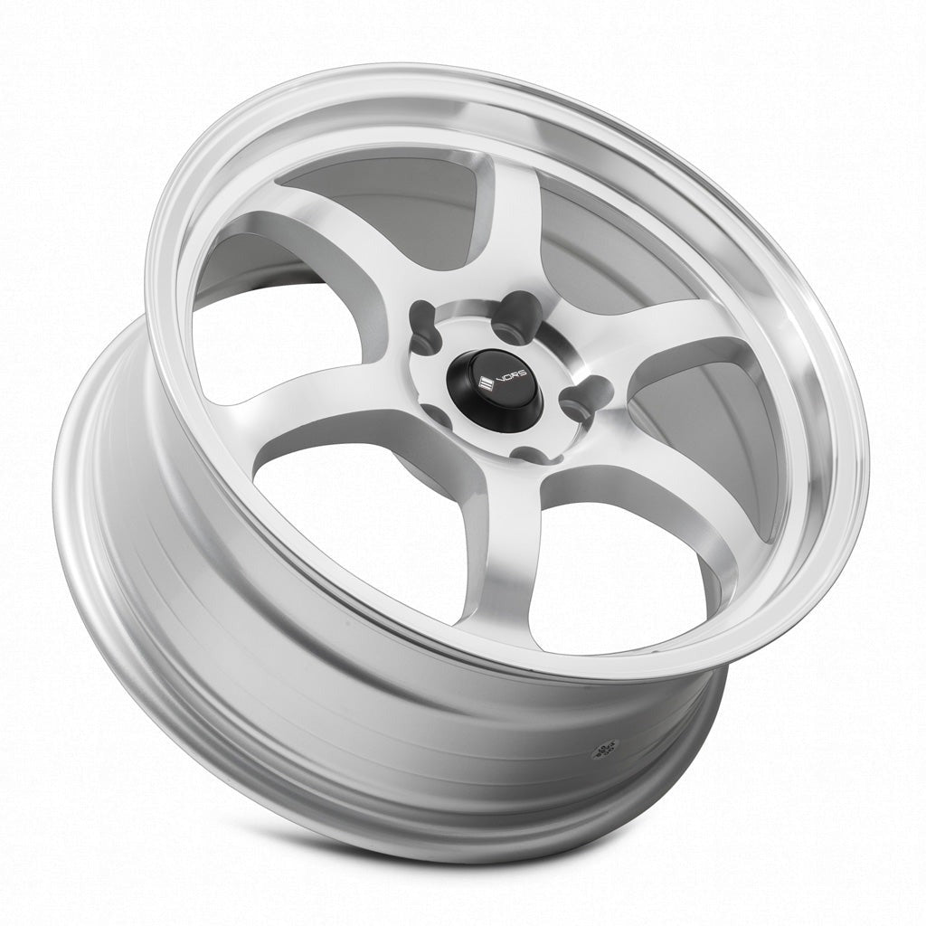 VORS LT61 17" 5x115 Silver Machined Face