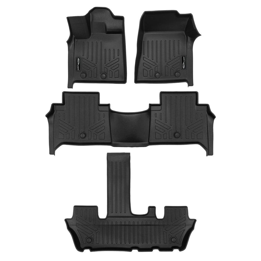 SMARTLINER Floor Liners for 2025-2026 Infiniti QX80 and 2025 Nissan Armada Bucket Seats & Center Console Only