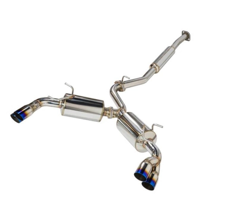 REMARK Sports Touring CatBack Exhaust - Burnt Stainless Tip - 2022-2026 Toyota GR86 / Subaru BRZ