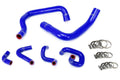HPS Blue Reinforced Silicone Radiator and Heater Hose Kit Coolant Ford 86-93 Mustang GT / Cobra