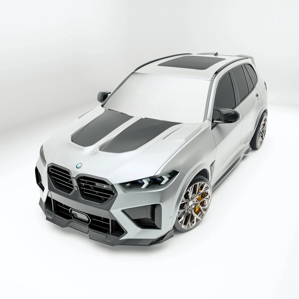 Revozport Carbon Fiber Front Lip Diffuser for BMW X5M F95 LCI (2023+)