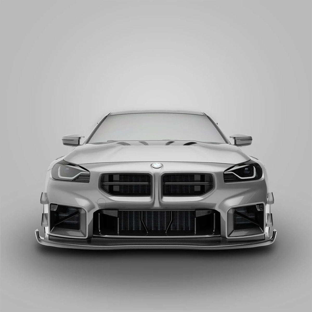 Revozport Carbon Fiber Front Splitter for BMW G87 M2 G80 G81 M3 G82 G83
