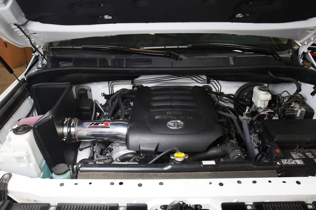 HPS Performance Air Intake Kit with Heat Shield, 2012-2019 Toyota Tundra 5.7L V8, 827-630