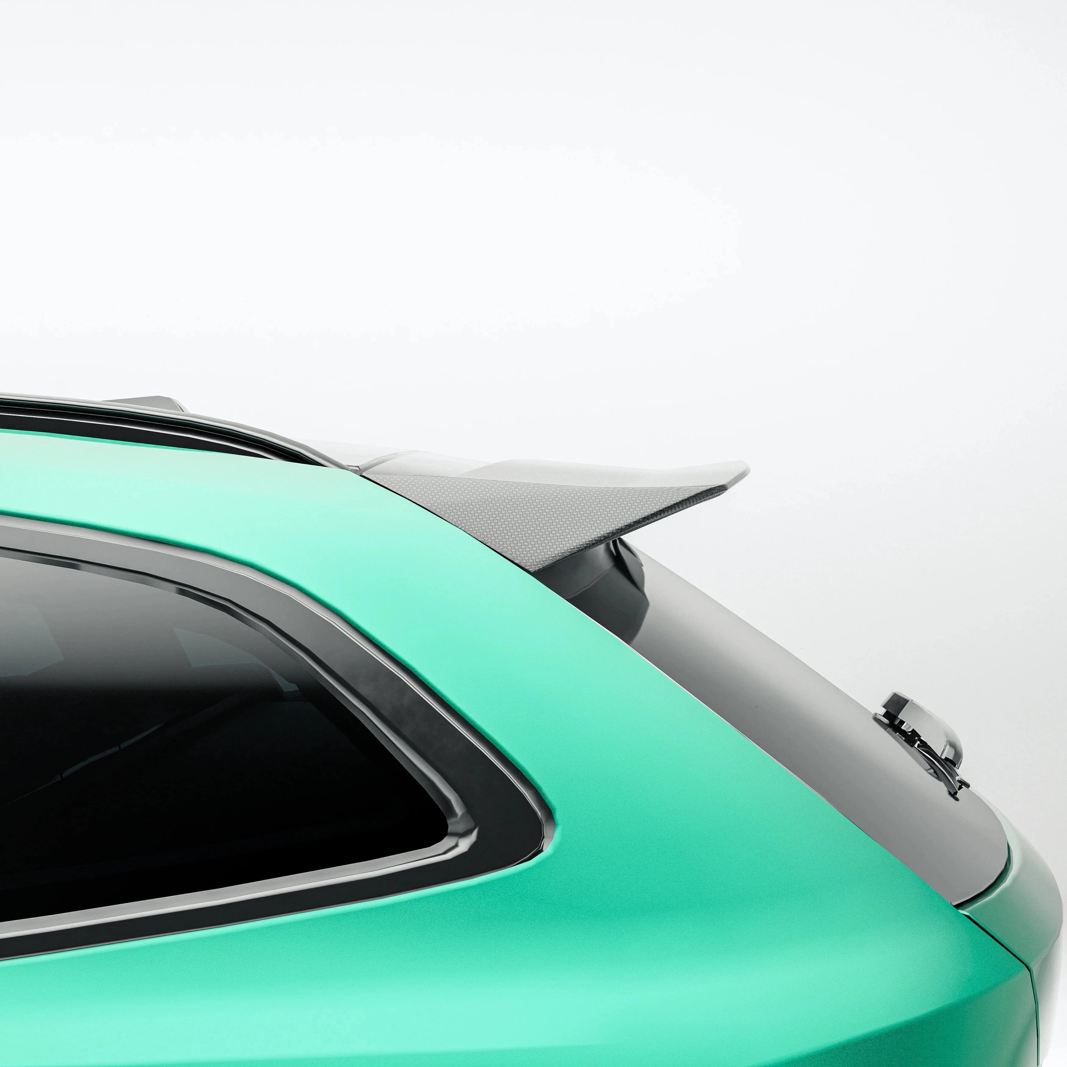 Revozport Carbon Fiber Rear Roof Spoiler for BMW G81 M3 2021-2024
