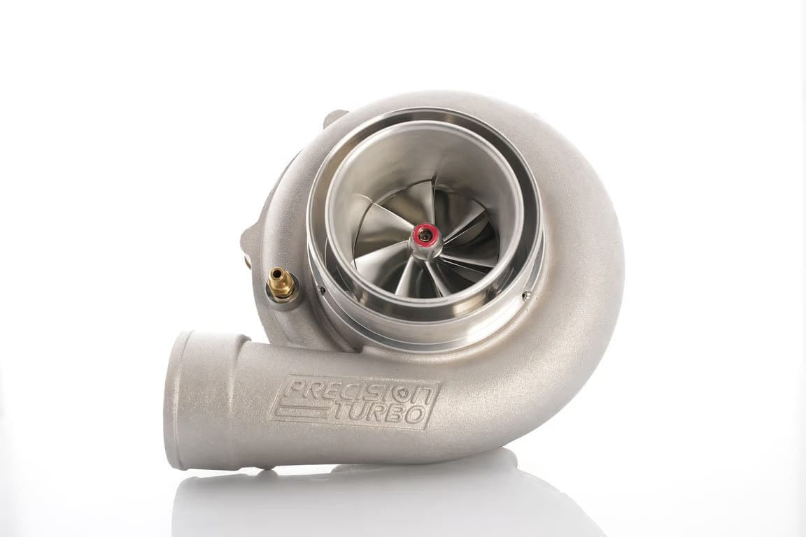 Precision Turbo & Engine GEN2 PT6870 BB SP JET-FIGHTER CC W/ T4 DIVIDED INLET/V-BAND DISCHARGE 1.15 A/R