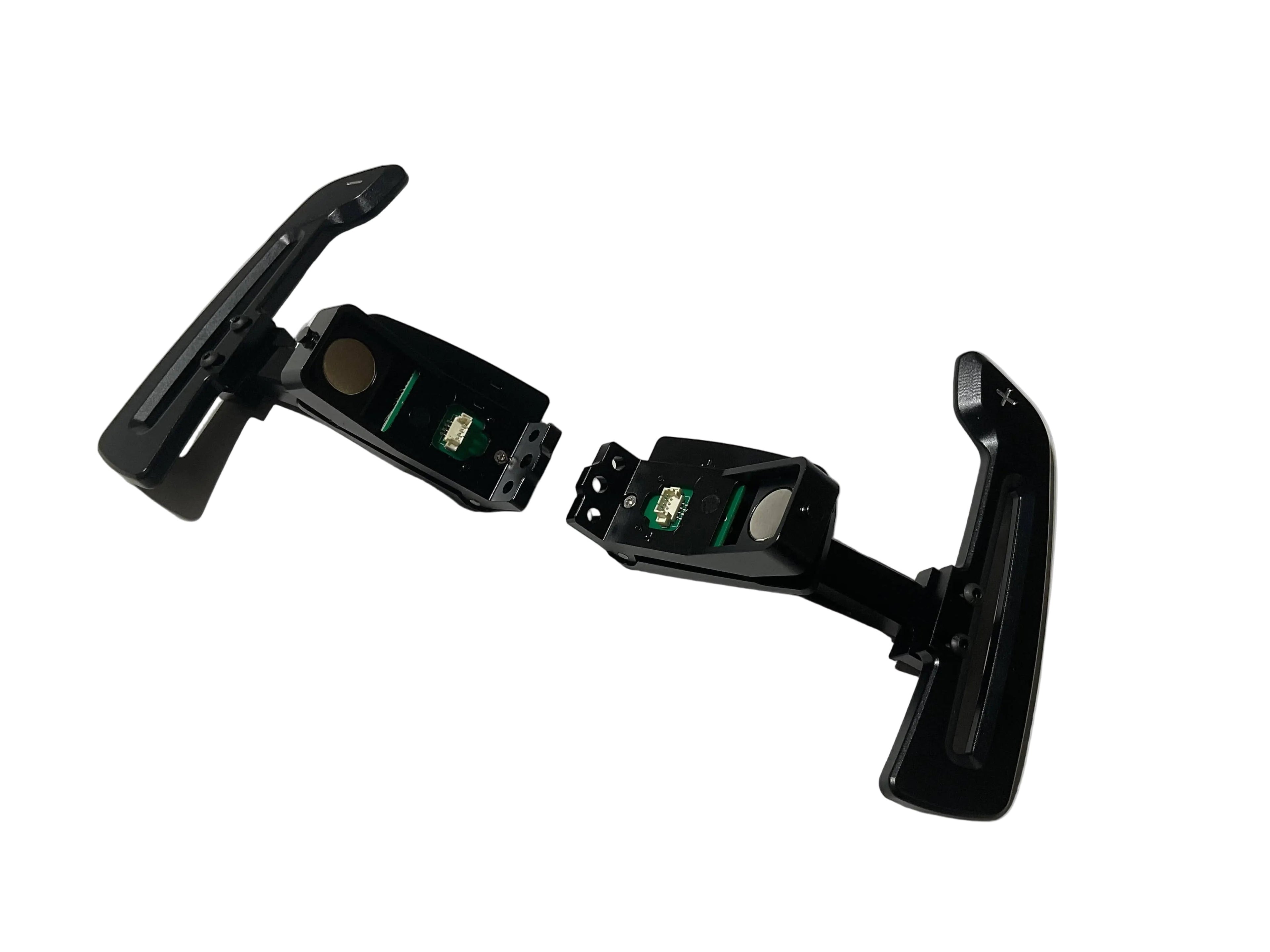 Kies Motorsports Porsche 992 Aluminum Alloy (Black) w/ Carbon Fiber Option Magnetic Paddle Shifters