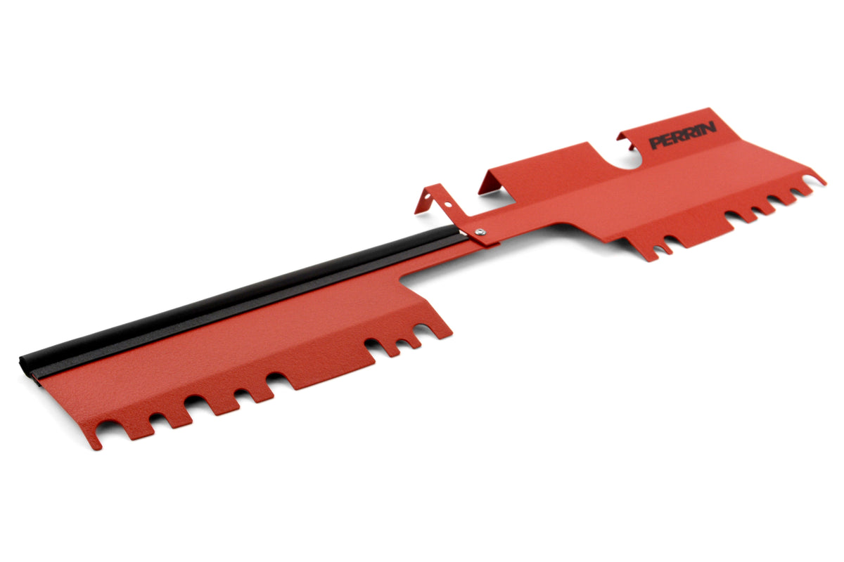PERRIN Radiator Shroud (Red) - 2015-2021 Subaru WRX / STI