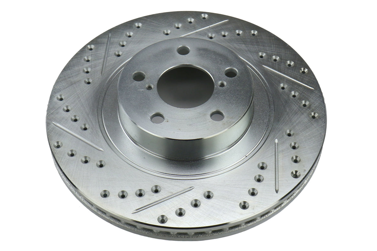Stoptech C-Tek Sport Drilled and Slotted Rotor Single Front Right Subaru Models (inc. 2009-2014 WRX)