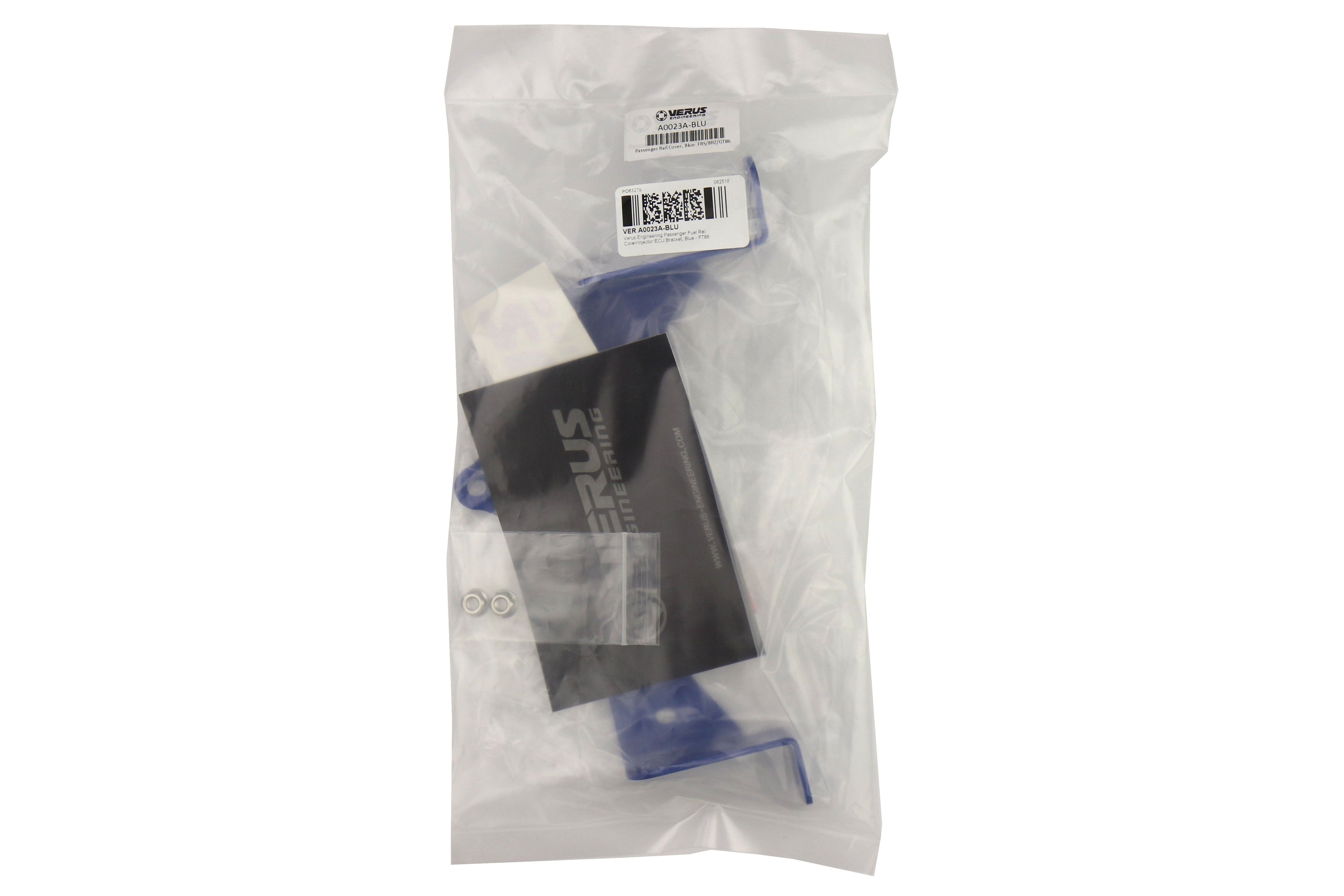 Verus Engineering Fuel Rail Cover / ECU Bracket Blue - 2013-2021 Scion FRS / Subaru BRZ / Toyota 86