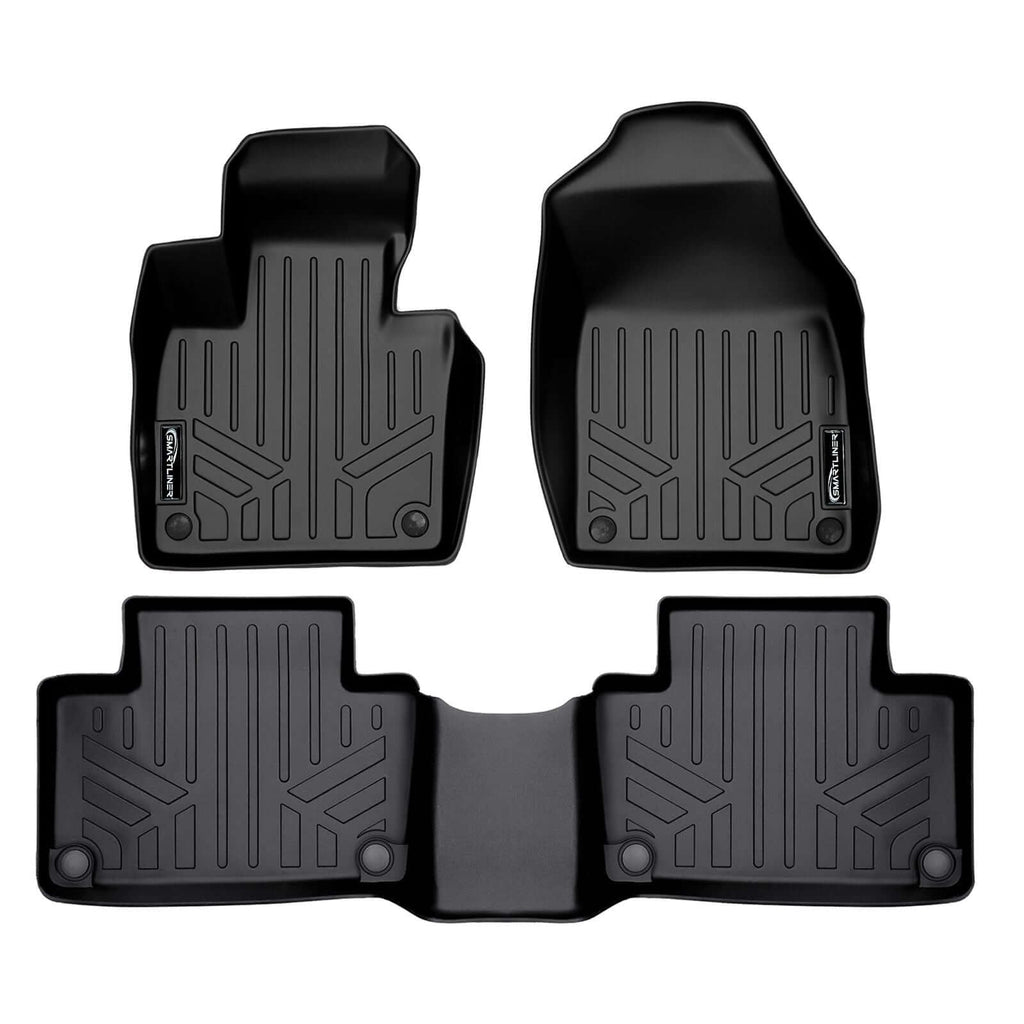 SMARTLINER Floor Liners for 2020-2026 Volvo XC90 (7 Passenger Models. No Plug-in Hybrid Models)