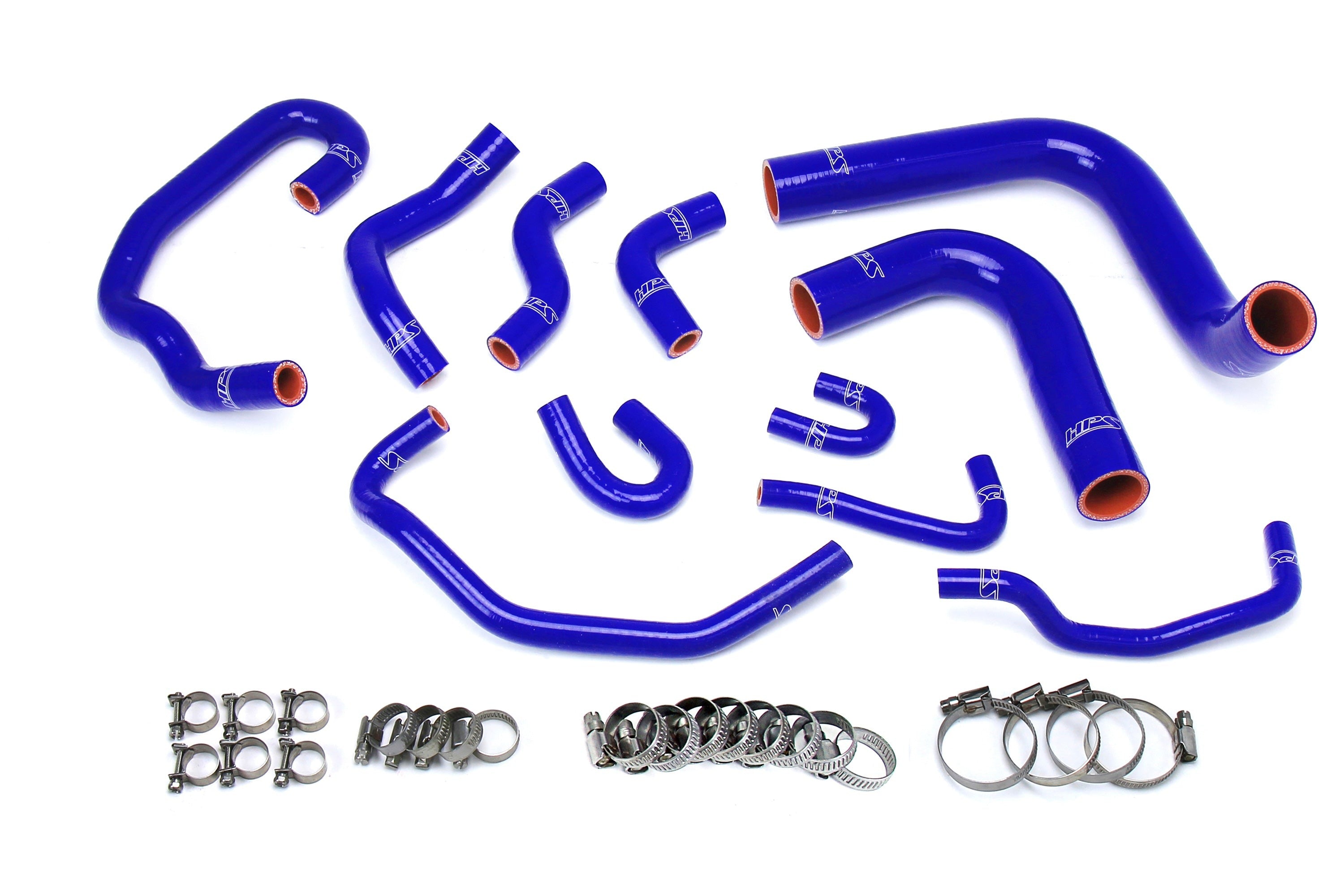 HPS Silicone Radiator + Heater Coolant Hose Kit Toyota 1993-1995 4Runner 3.0L V6 Left Hand Drive, 57-1654