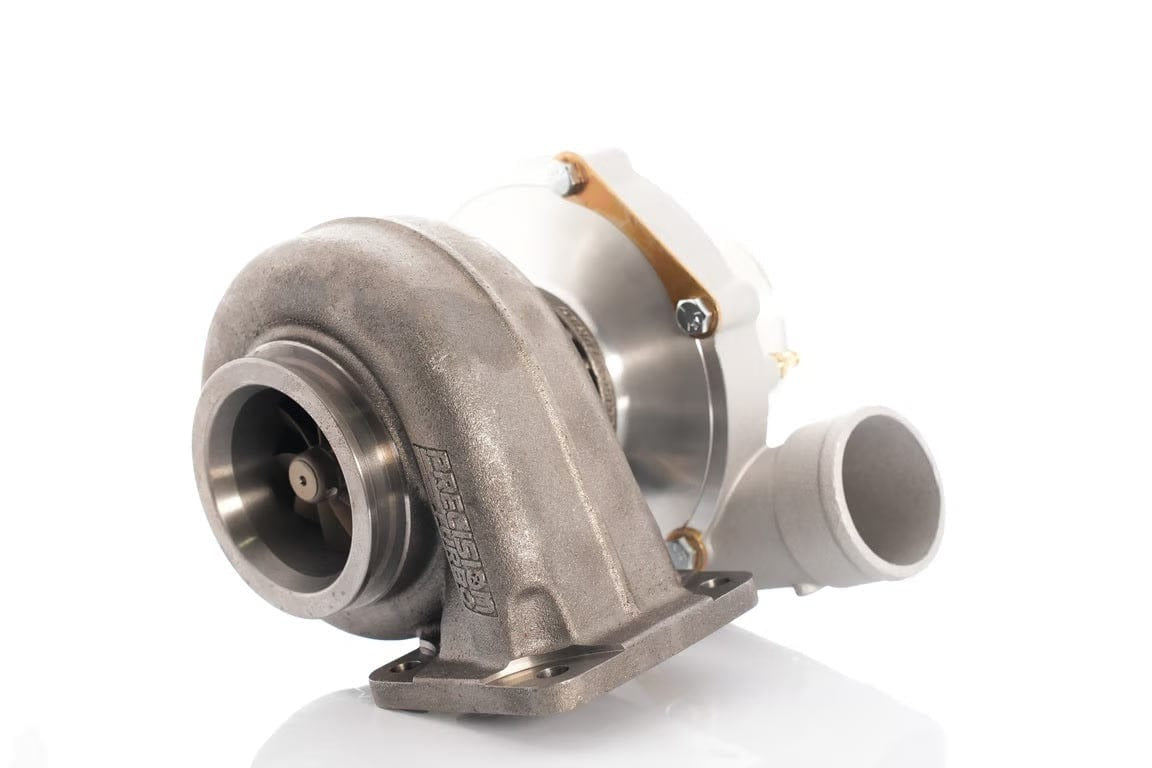 Precision Turbo & Engine GEN2 PT6066 BB SP CC W/ T4 DIVIDED INLET/V-BAND DISCHARGE 1.00 A/R