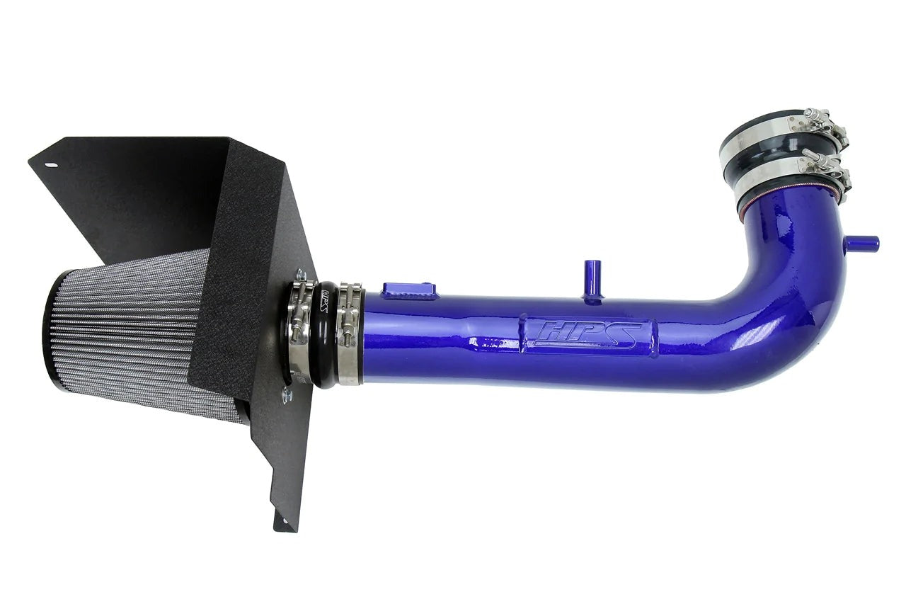 HPS Performance Air Intake Kit 2014-2018 GMC Sierra 1500 6.2L V8, Includes Heat Shield, 827-707