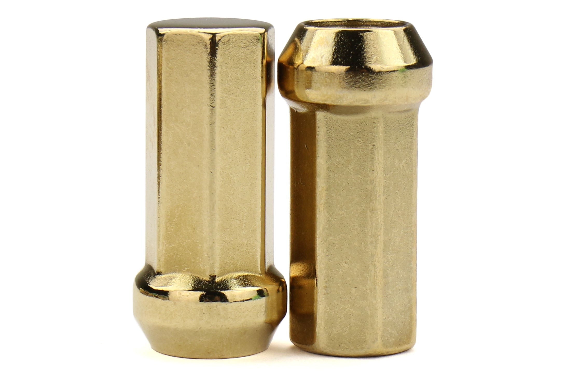 Project Kics Kyokugen Heptagon 42mm Closed Ended Gold Lug Nuts 12x1.25 - Universal