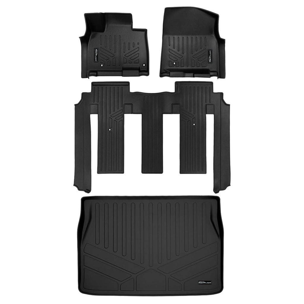SMARTLINER Floor Liners for 2025-2026 Kia Carnival Hybrid (8 Passenger Models)