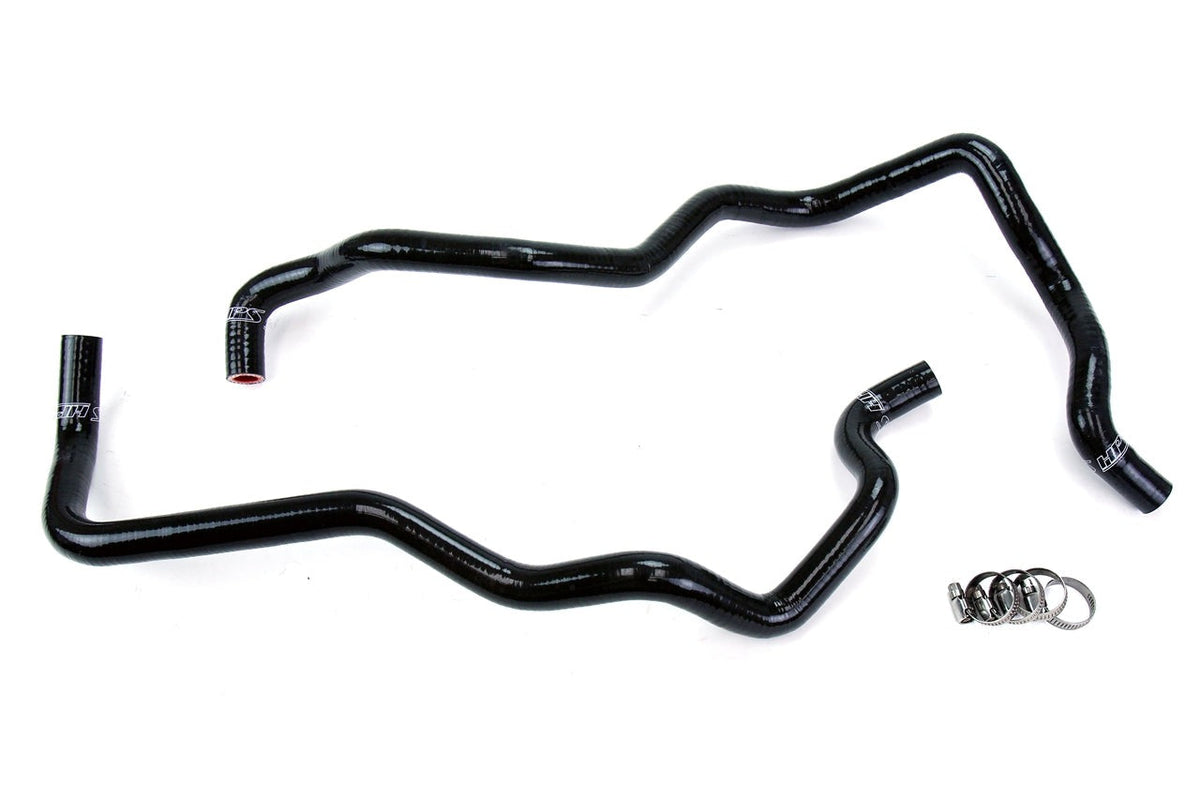 HPS Black Reinforced Silicone Heater Hose Kit Jeep 07-11 Wrangler JK 3.8L V6 Left Hand Drive