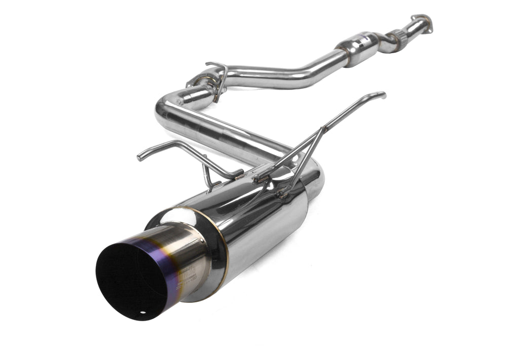 Invidia N1 Resonated Single Exit Cat Back Exhaust - Titanium Tip - 2015-2021 Subaru WRX / STI