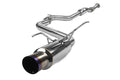 Invidia N1 Resonated Single Exit Cat Back Exhaust - Titanium Tip - 2015-2021 Subaru WRX / STI