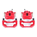 Power Stop 1991 BMW 318i Front Red Calipers w/Brackets - Pair