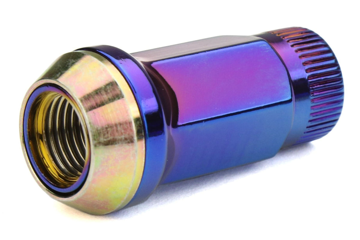 Muteki SR45R Burned Blue Neon Open Lug Nuts 12X1.25 - Universal