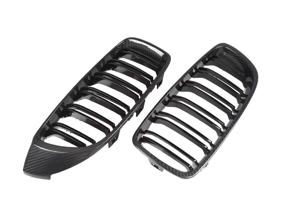 4 Series/M3/M4 F3x Double Slat Dry Carbon Fiber Grill