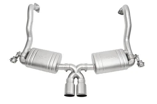 Porsche 981 Cayman / Boxster Valved Exhaust System Straight Cut Single Wall Tips