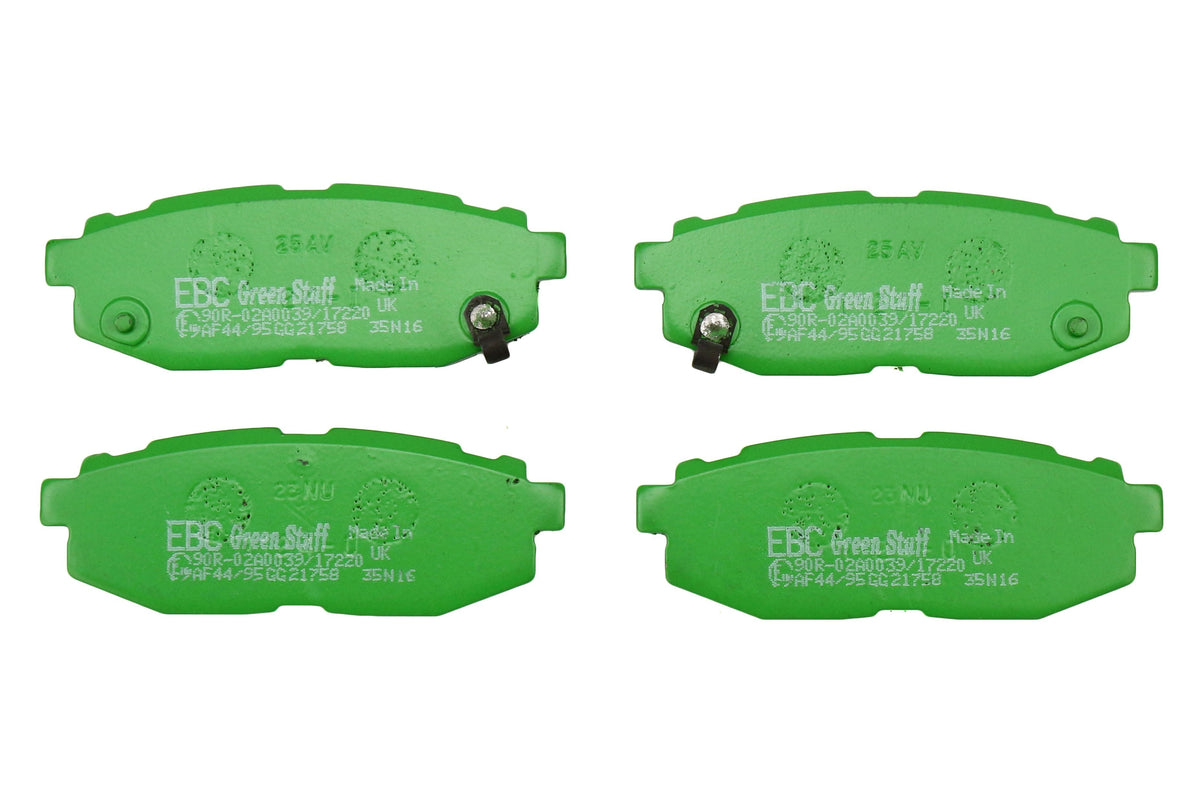 EBC Greenstuff Brake Pads (Rear) - 2013-2026 Subaru BRZ / Toyota GT/GR86 / Scion FR-S (W/ Vented Rear Rotors)
