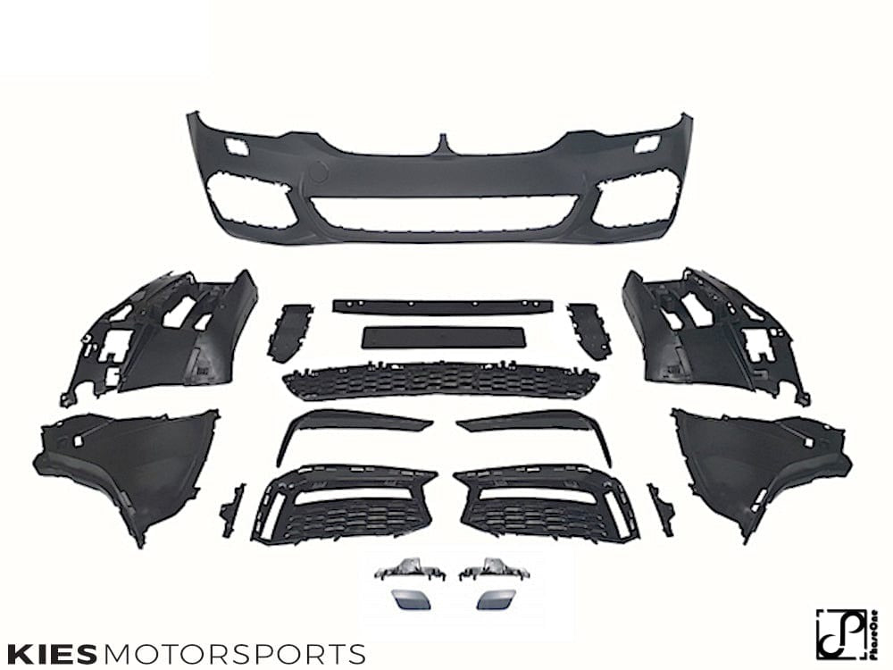 2017-2020 BMW 5 Series (G30 / G31) Pre-LCI M Sport Style Front Bumper Conversion
