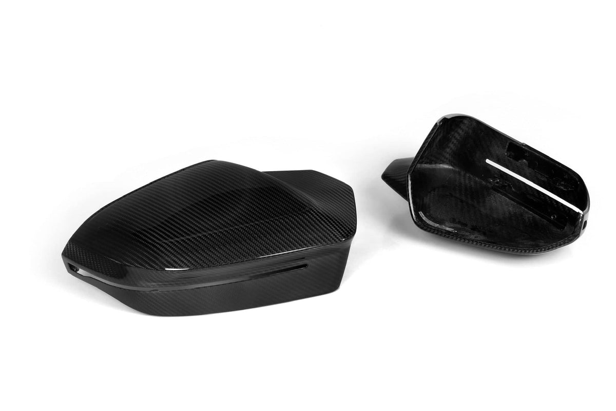5 Series G60 M5 Style Dry Carbon Fiber Mirror Cover LHD